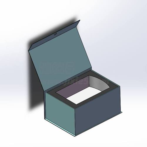 产品礼品盒solidworks三维模型